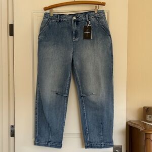 Flamingals Blue Wide Leg Jeans
